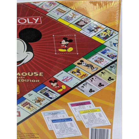 Disneyana - Mickey Mouse Monopoly 75th Anniversary Collector's Edition See Descr - Picture 8 of 9
